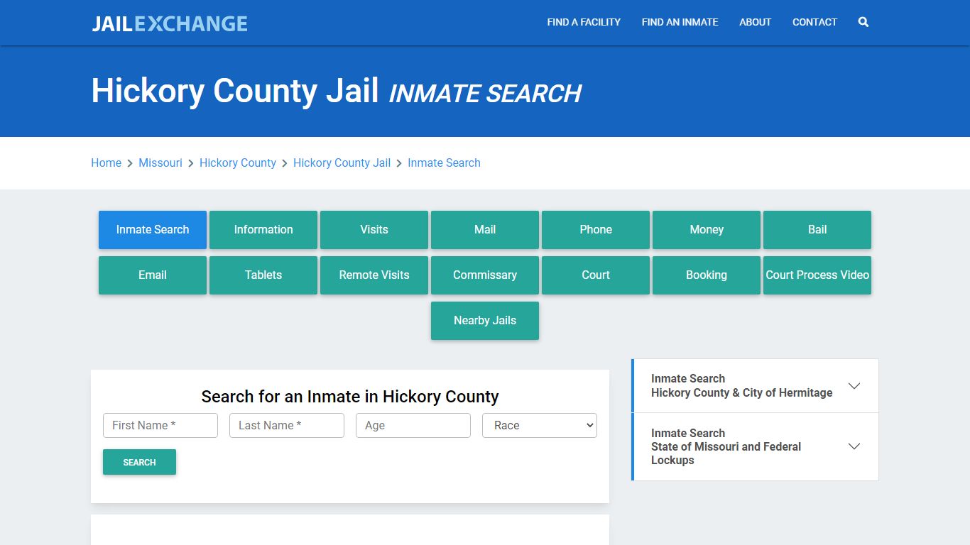 Hickory County Jail, MO Inmate Search: Roster & Mugshots